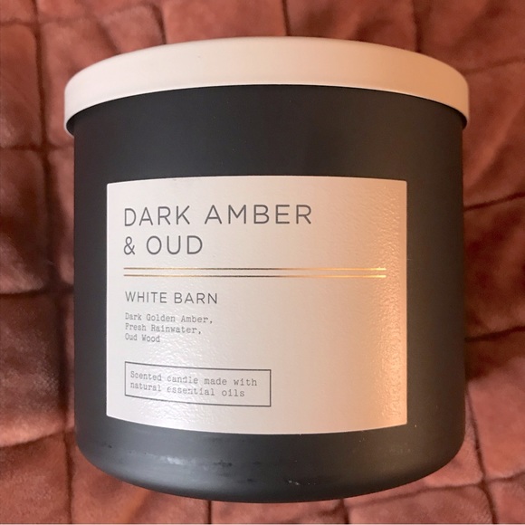 Bath & Body Works Accents Dark Amber And Oud 3 Wick Candle Bath And Body Works Poshmark